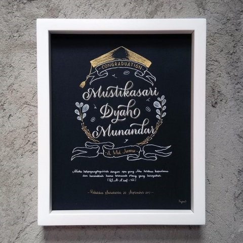 Hand Lettering My Laser Fox